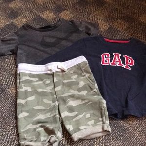 Bundle of boys name brand clothing